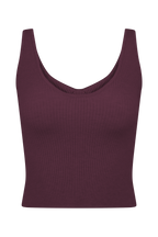 Natalya Ribbed Knit Cami Top in Merlot – Chic&Drifts