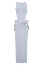 Nathaelie Sleeveless Maxi Dress in Sky Blue – Chic&Drifts