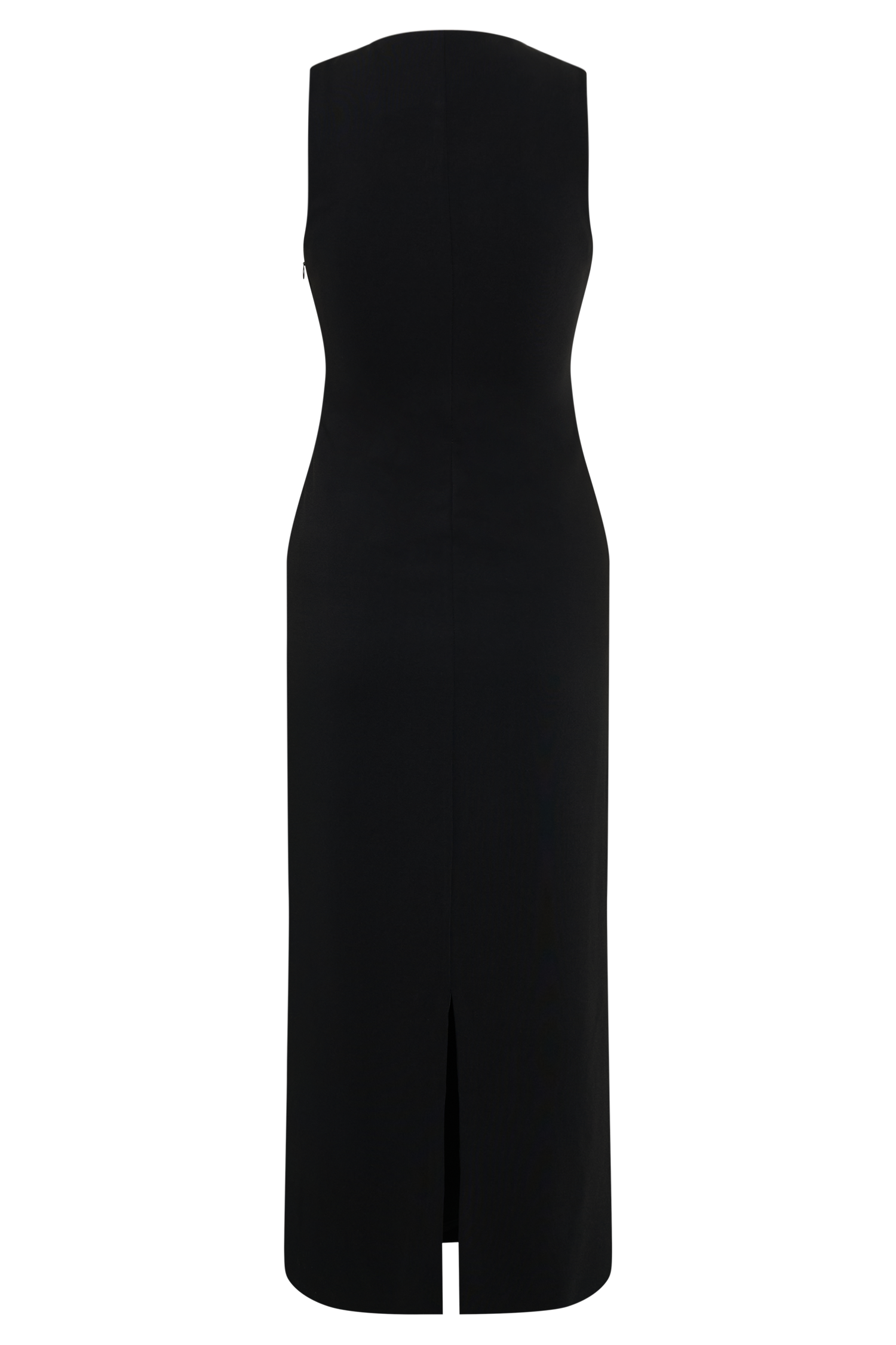 Norah Sleeveless Crepe Midi Dress