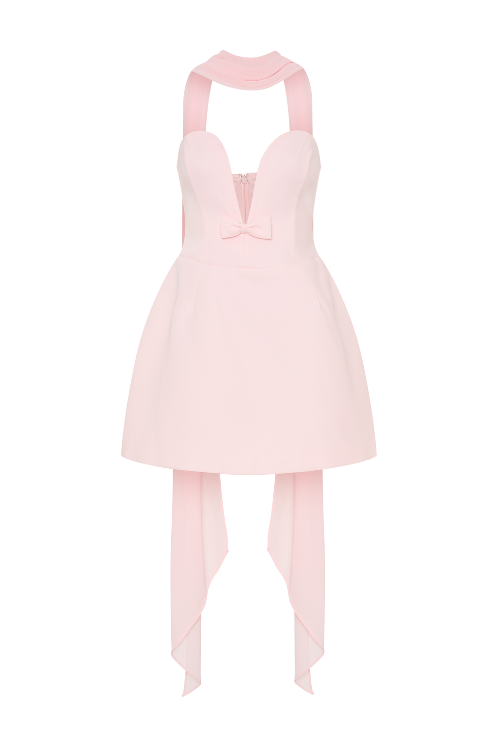 Orellia Strapless Suiting Mini Dress in Soft Pink – Chic&Drifts