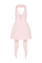 Orellia Strapless Suiting Mini Dress in Soft Pink – Chic&Drifts