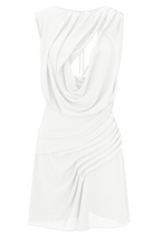Oria Chiffon Mini Dress in White – Chic&Drifts