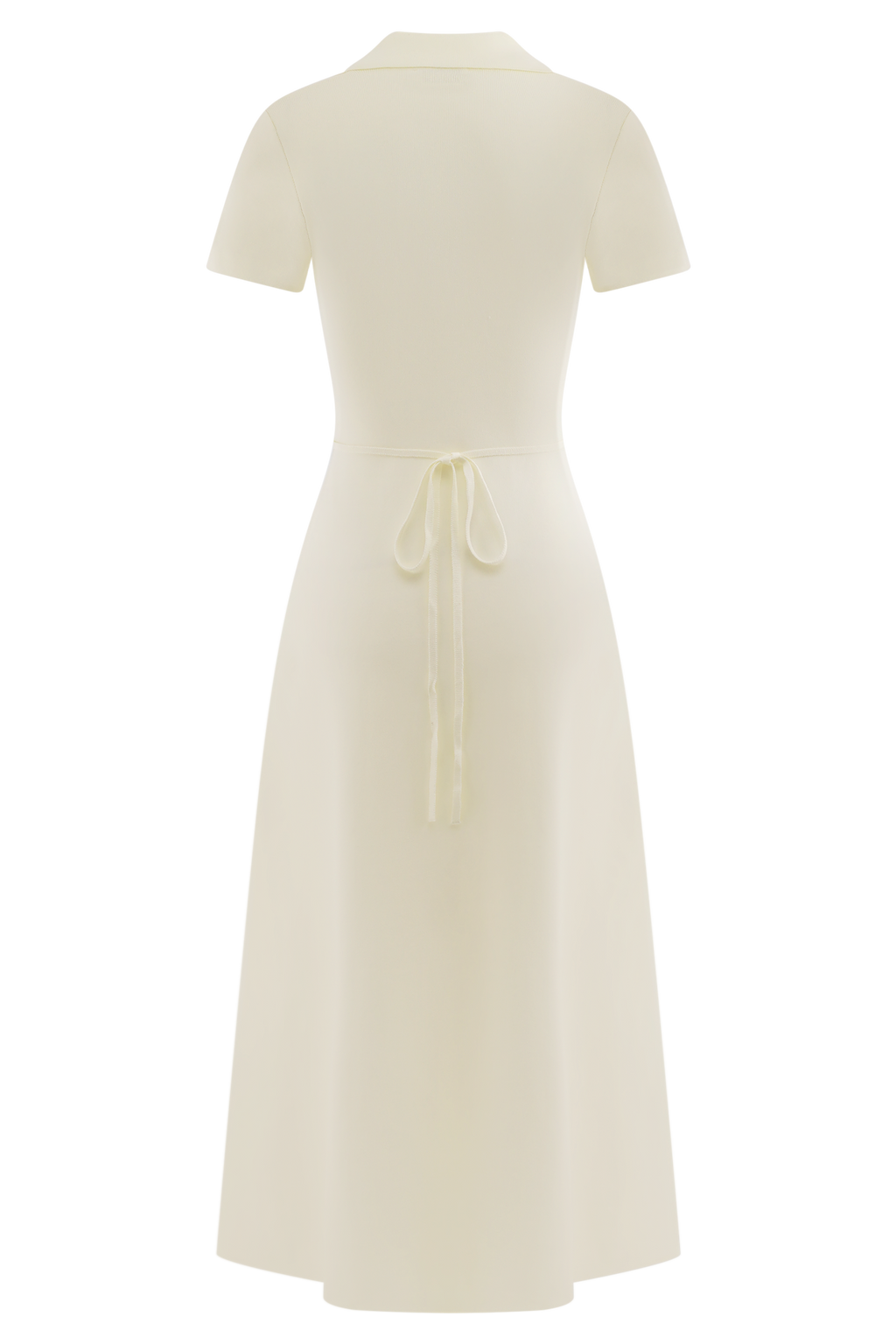 Pearson Short Sleeve Knit Midi Dress in Ivory – Chic&Drifts