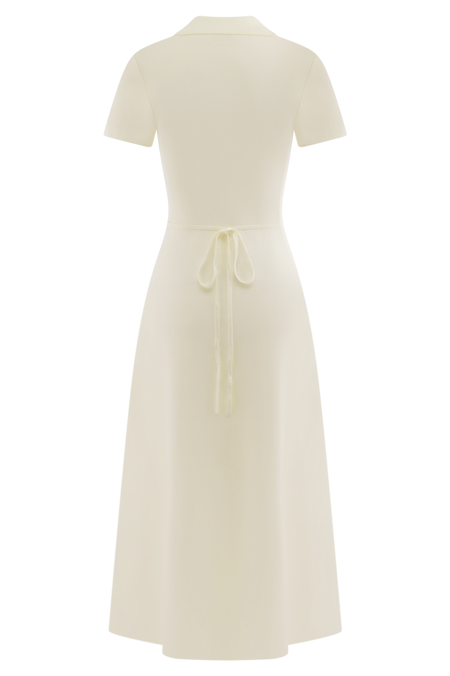Pearson Short Sleeve Knit Midi Dress in Ivory – Chic&Drifts