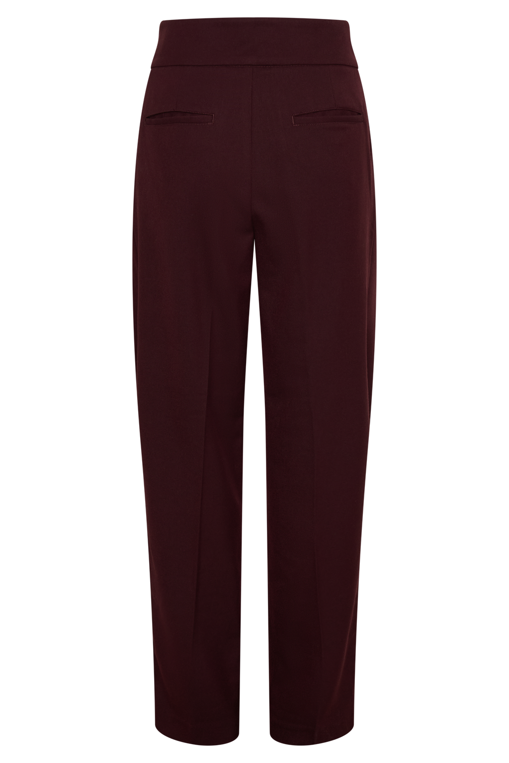 Penelope Pleated High Waisted Pants in Mahogany – Chic&Drifts