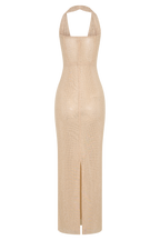 Phi Multi-Wear Cowl Diamante Maxi Dress in Chocolate – Chic&Drifts