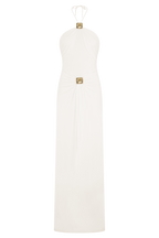 Quincy Halter Maxi Dress With Hardware in Black – Chic&Drifts