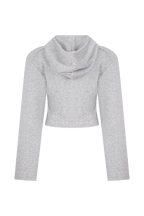 Quinn Zip Up Hoodie in Light Grey Marle – Chic&Drifts
