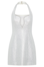Raina Diamante Halter Mini Dress in Black – Chic&Drifts