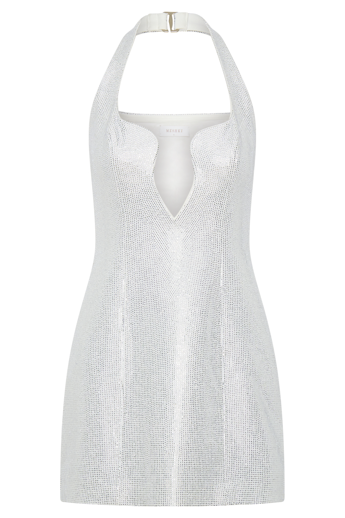 Raina Diamante Halter Mini Dress in Black – Chic&Drifts