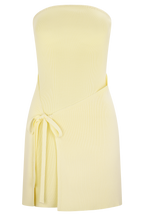 Rian Strapless Knit Mini Dress in Lemon – Chic&Drifts