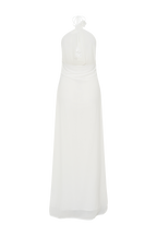 Rosalia Cowl Neck Maxi Dress in White – Chic&Drifts