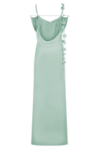 Rosalie Floral Chiffon Maxi Dress in Lagoon – Chic&Drifts
