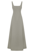 Salma Drop Waist Cotton Maxi Dress in Sage – Chic&Drifts