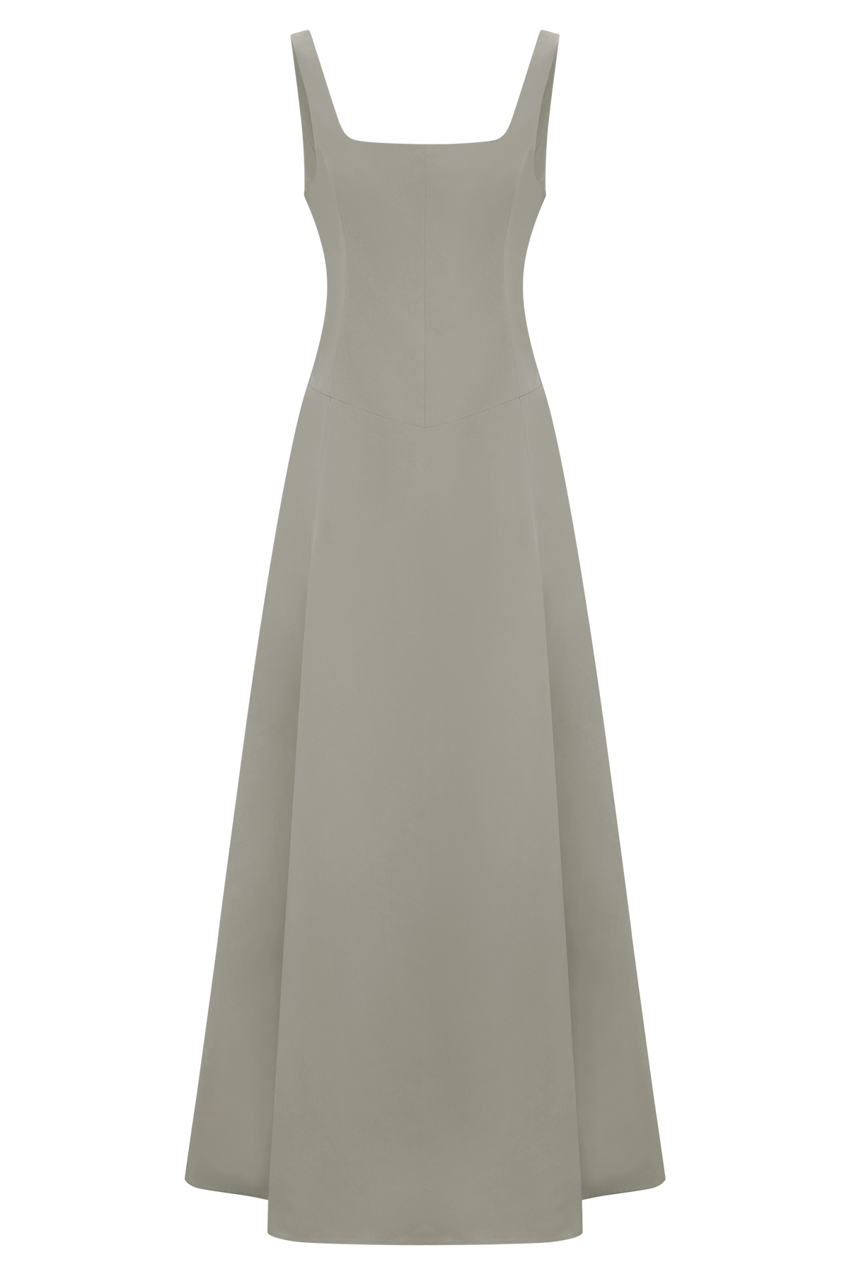 Salma Drop Waist Cotton Maxi Dress in Sage – Chic&Drifts