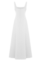 Salma Drop Waist Cotton Maxi Dress in Sage – Chic&Drifts