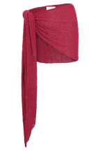 Sammy Boucle Knit Cover Up in Dragonfruit – Chic&Drifts