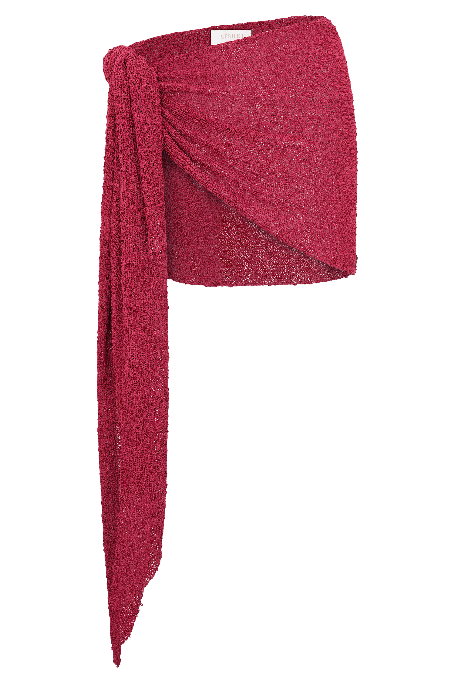 Sammy Boucle Knit Cover Up in Dragonfruit – Chic&Drifts