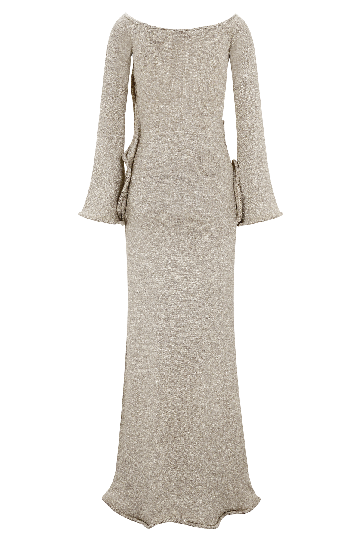 Sandrine Lurex Knit Maxi Dress in Aqua – Chic&Drifts