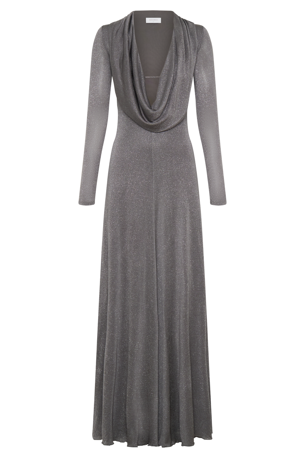 Scarlet Lurex Cowl Maxi Dress in Silver – Chic&Drifts