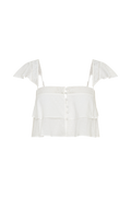 Skylar Lace Sleeveless Crop Top in White – Chic&Drifts
