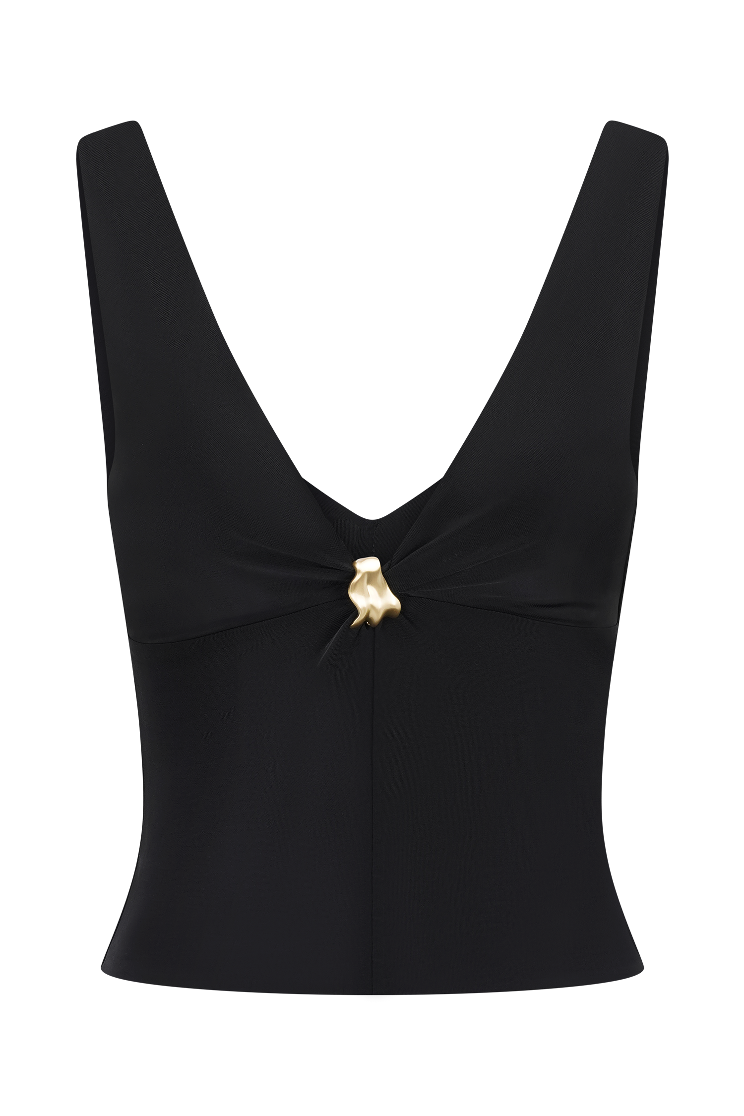 Spencer Slinky Top with Hardware in Black – Chic&Drifts