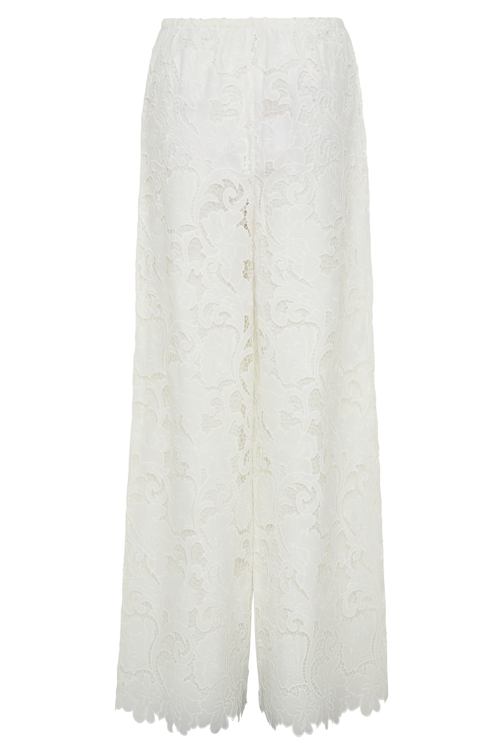 Tessa Broderie Straight Leg Trousers in White – Chic&Drifts