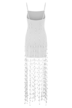 Tove Hand Knit Flower Mini Dress in White – Chic&Drifts