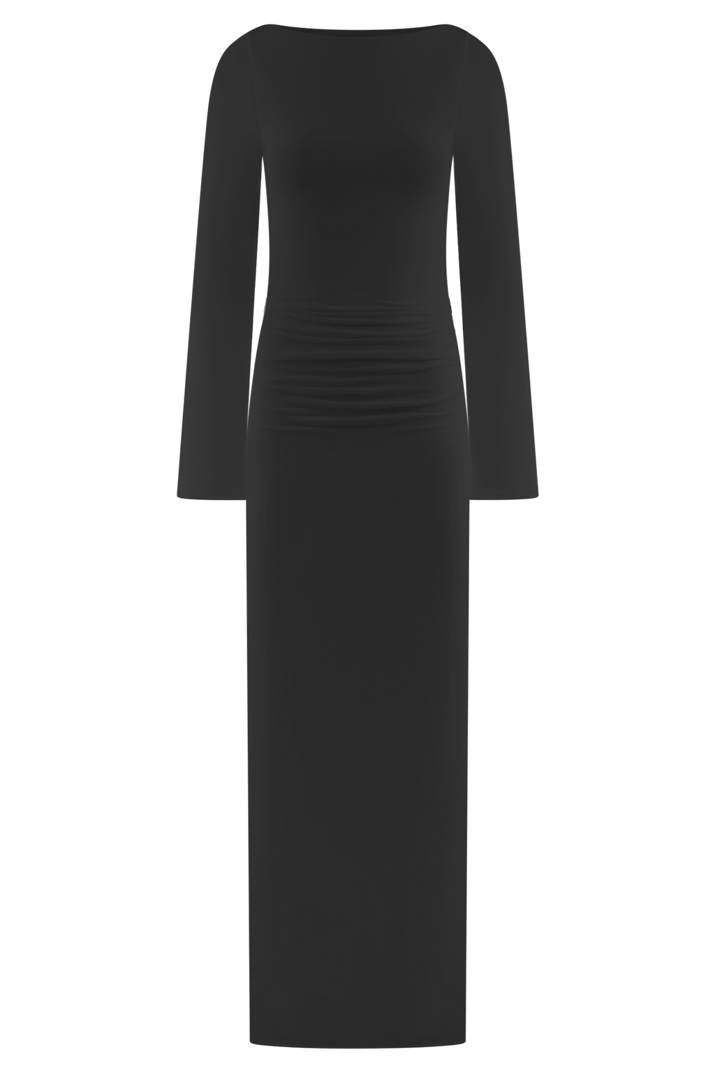 Vienna Slinky Cut Out Maxi Dress in Black – Chic&Drifts