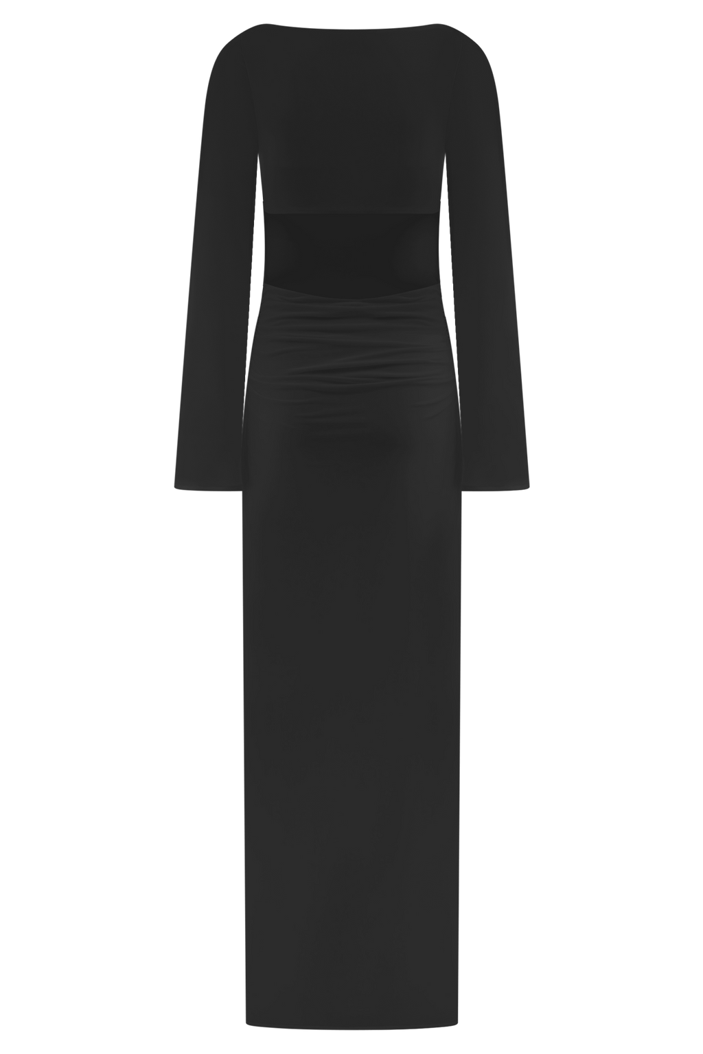 Vienna Slinky Cut Out Maxi Dress in Black – Chic&Drifts