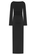 Vienna Slinky Cut Out Maxi Dress in Black – Chic&Drifts