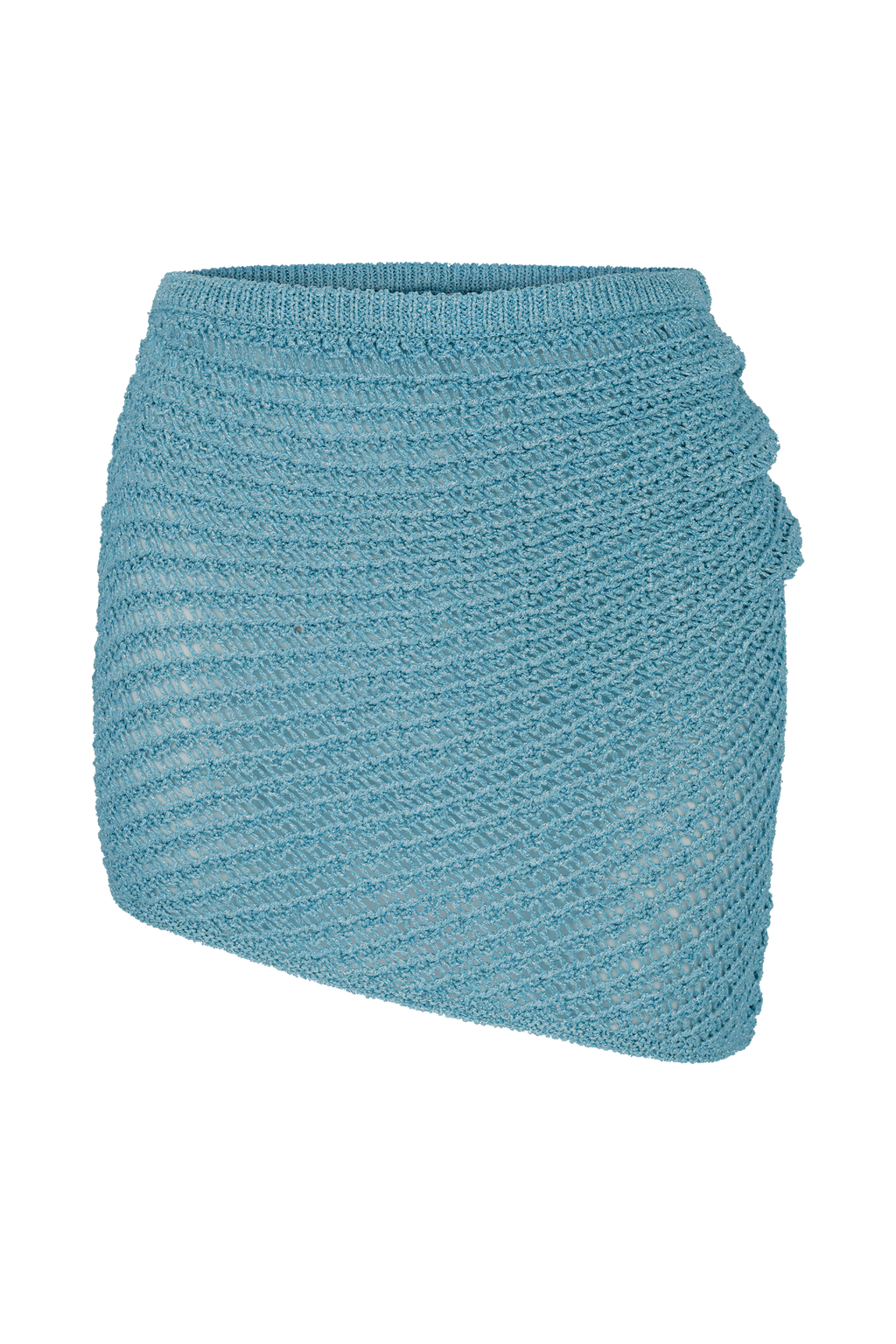 Waverley Metallic Knit Mini Skirt in Blue – Chic&Drifts