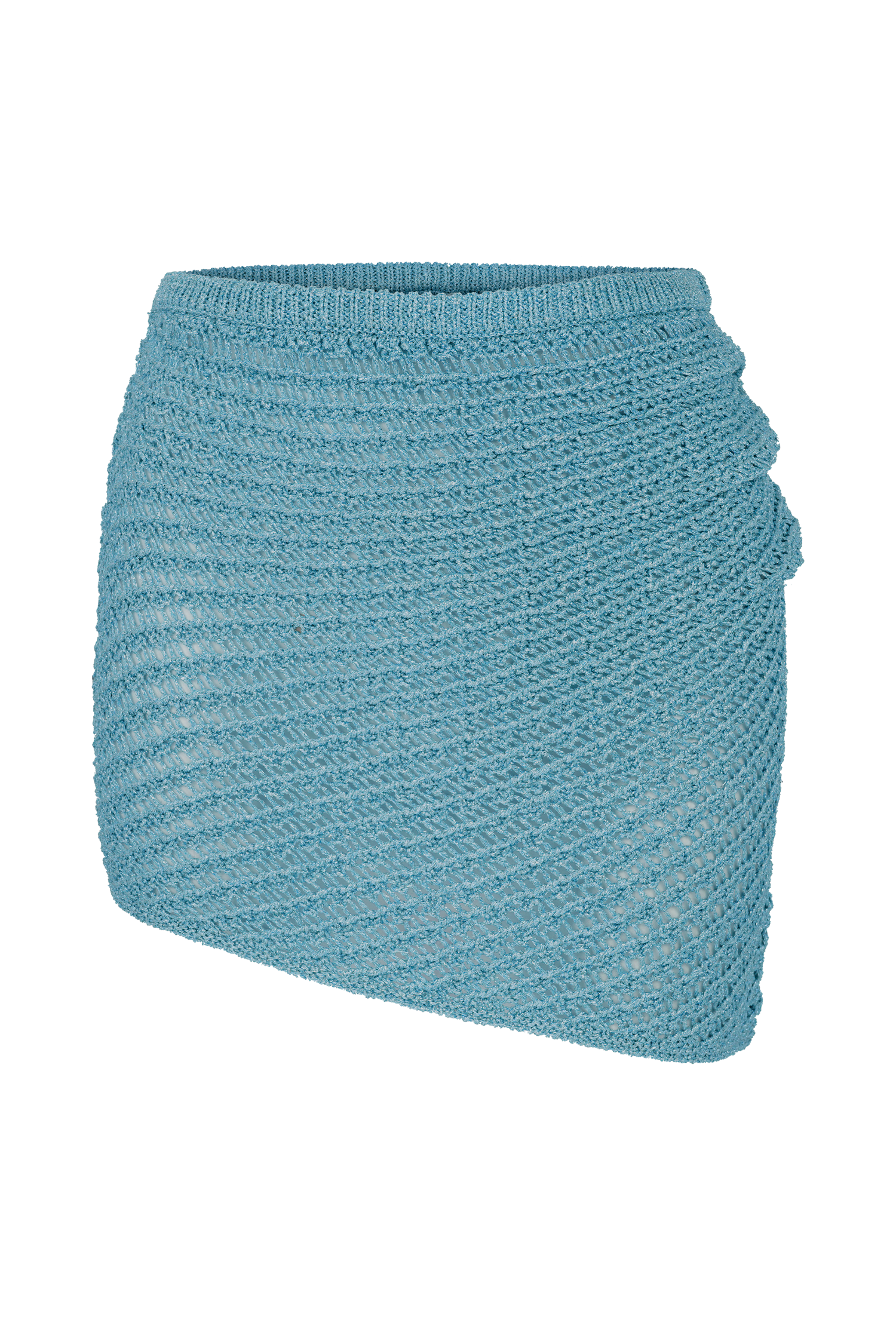 Waverley Metallic Knit Mini Skirt in Blue – Chic&Drifts
