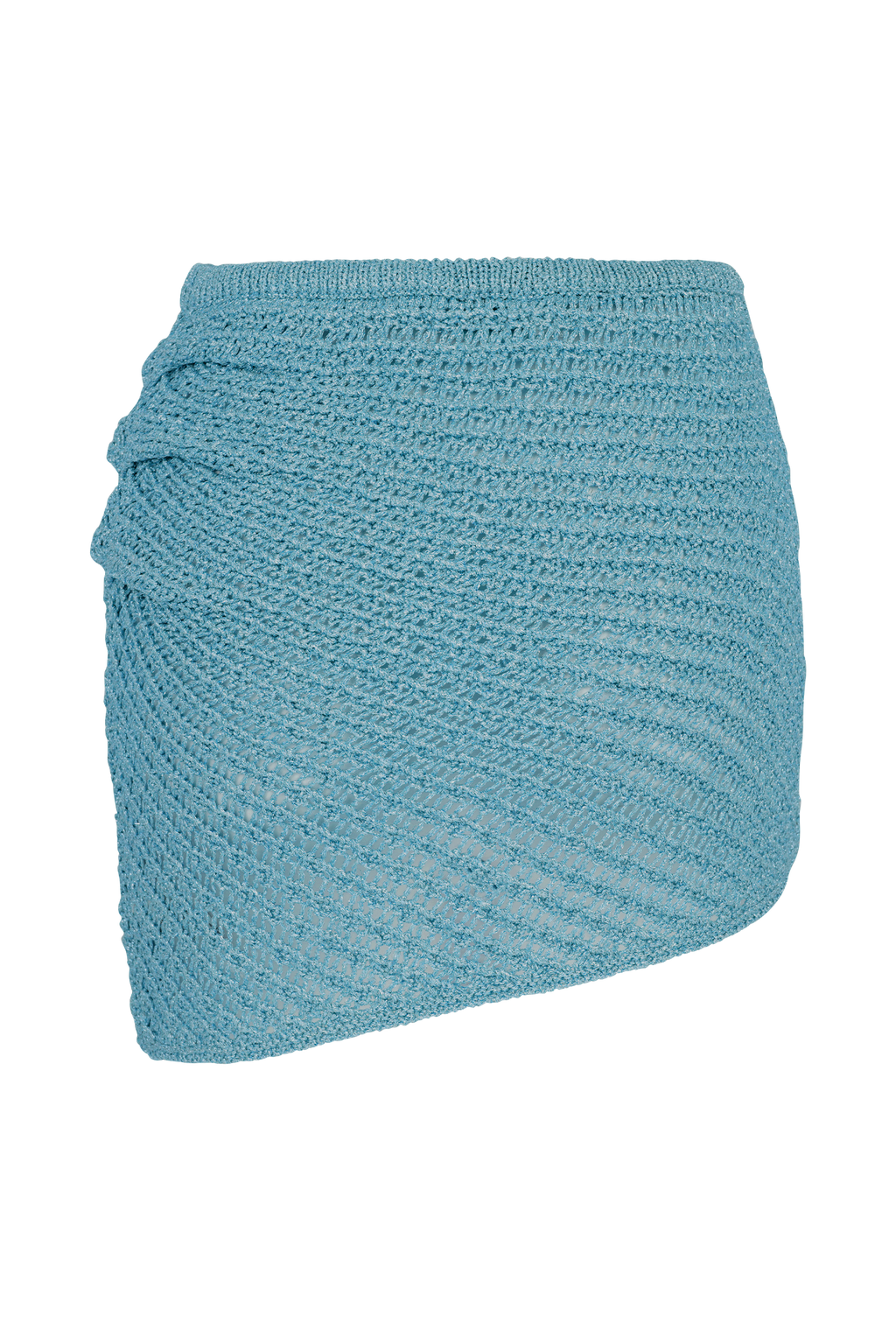 Waverley Metallic Knit Mini Skirt in Blue – Chic&Drifts