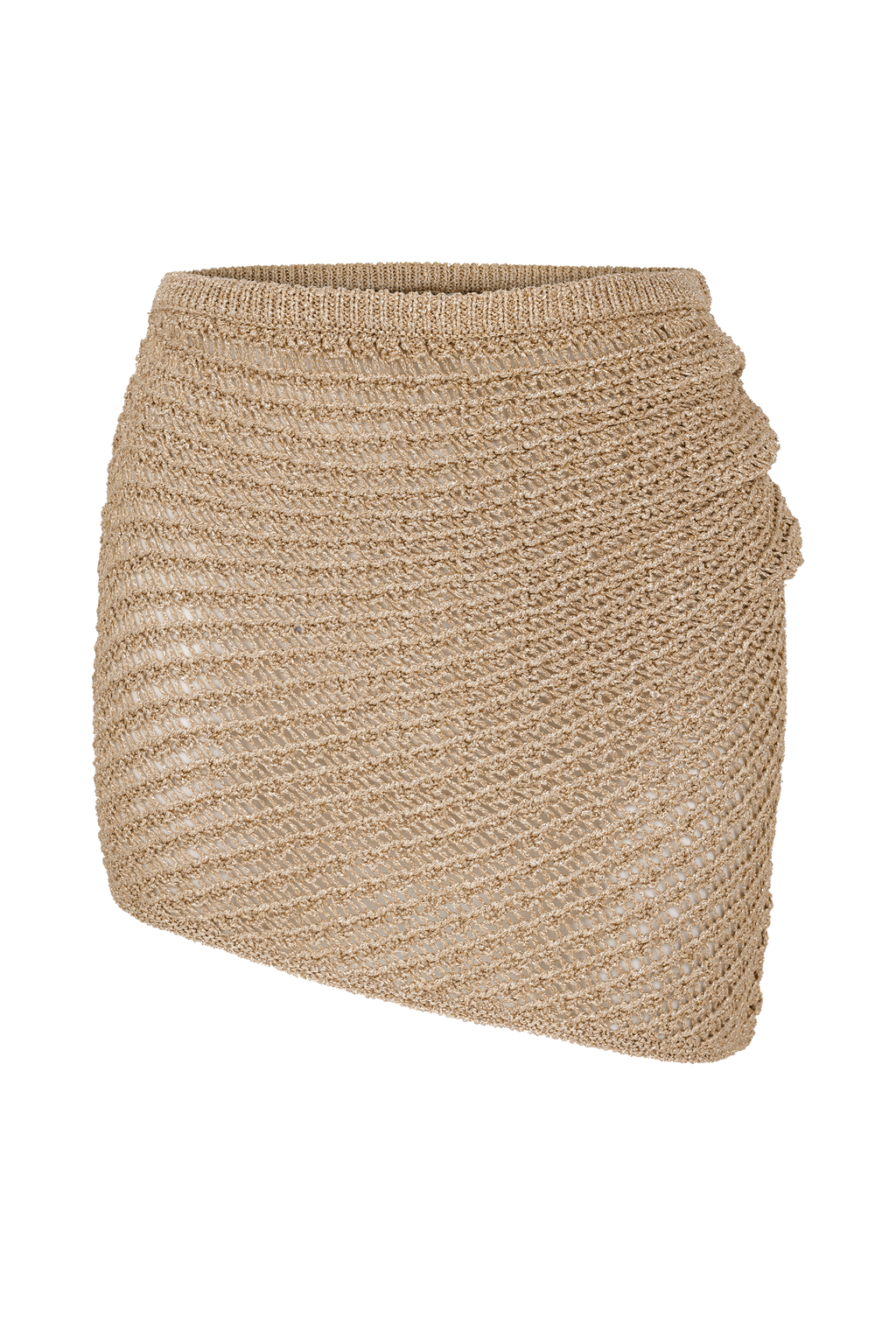 Waverley Metallic Knit Mini Skirt in Gold – Chic&Drifts