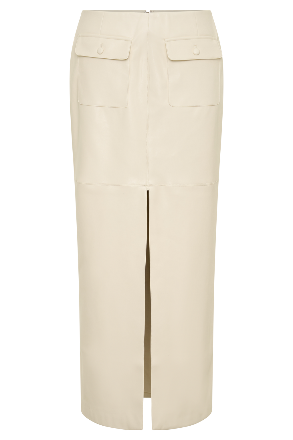 Winslet Faux Leather Maxi Skirt in Bone – Chic&Drifts