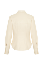 Winslet Faux Leather Shirt in Bone – Chic&Drifts