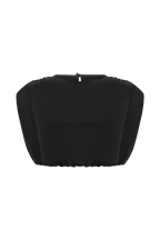 Zendaya Silk Crop Top in Black – Chic&Drifts