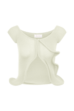 Haisley Off Shoulder Knit Top in Ivory – Chic&Drifts