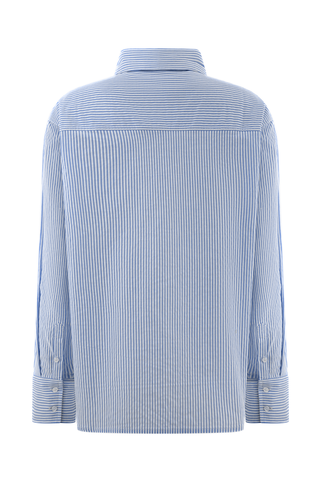 Hansen Oversized Shirt in Blue Pinstripe – Chic&Drifts