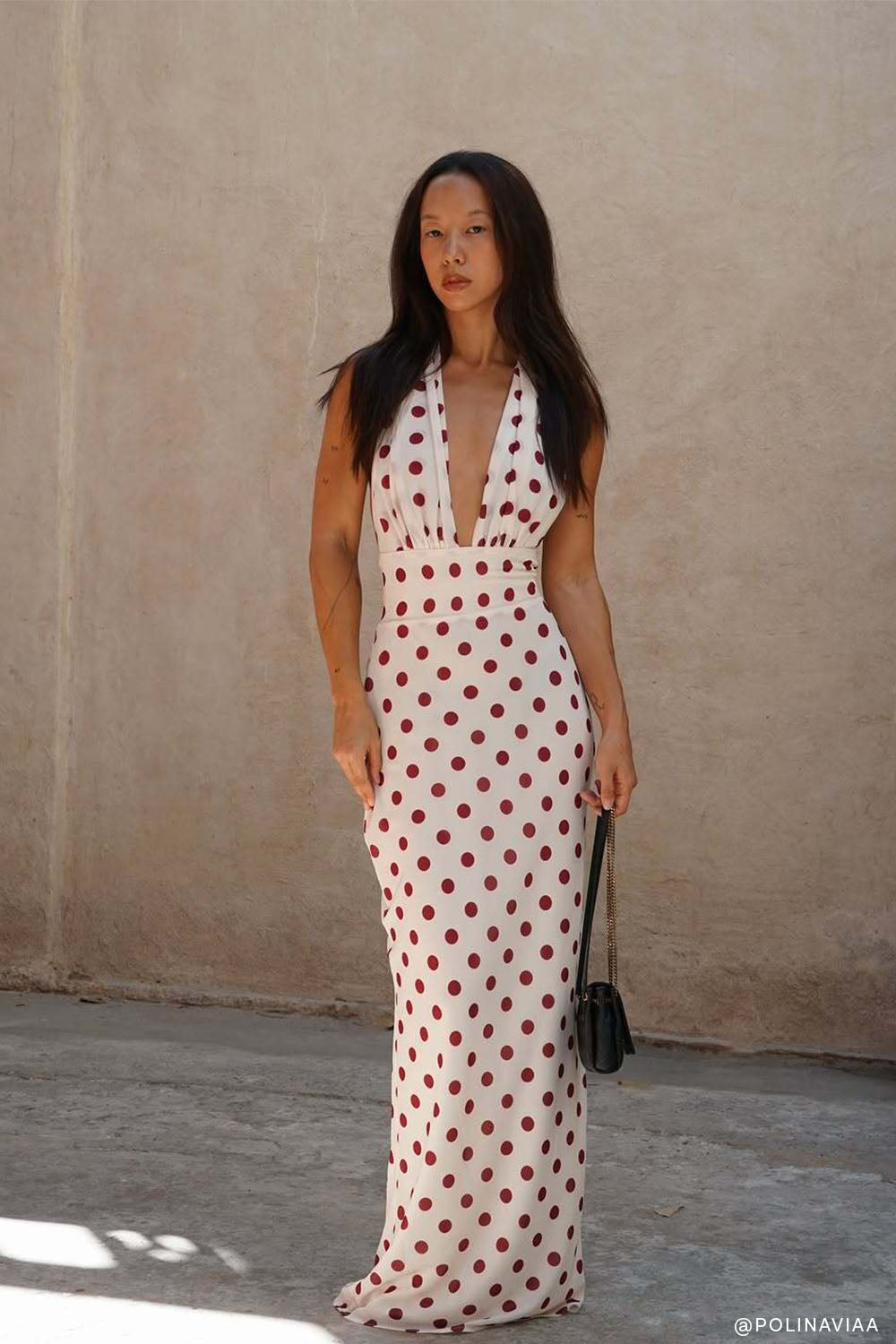 Nadine Halter Chiffon Maxi Dress in Blue – Chic&Drifts