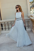 Clarisse Pleated Maxi Dress