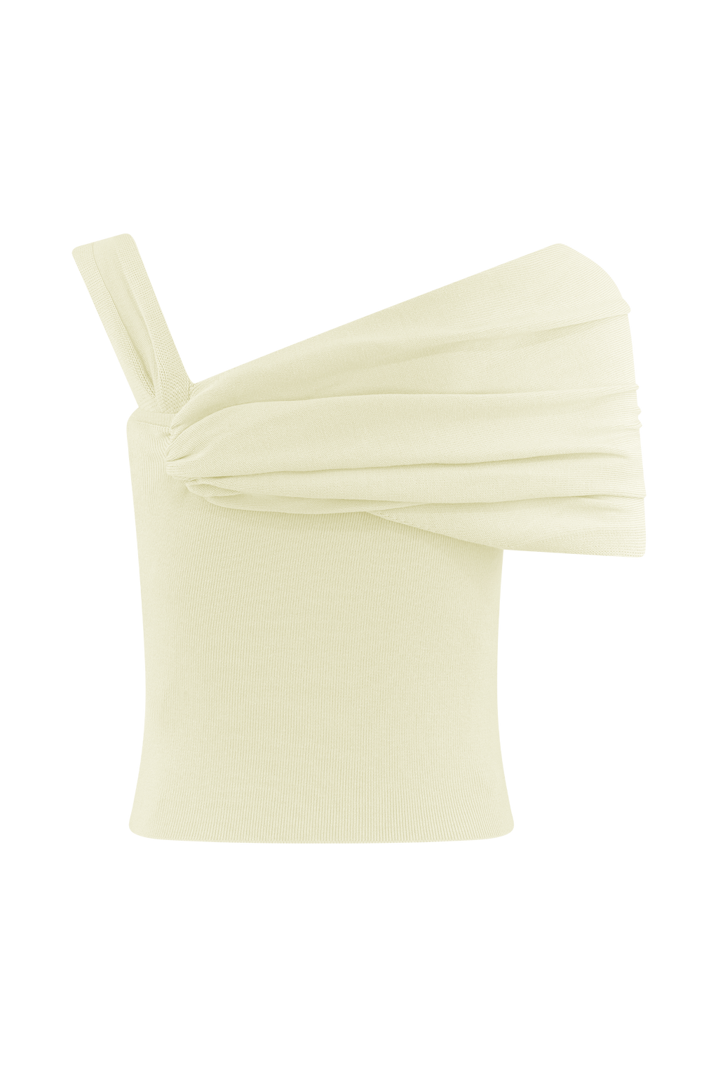 Irene Gathered Knit Top in Ivory – Chic&Drifts