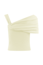 Irene Gathered Knit Top in Ivory – Chic&Drifts