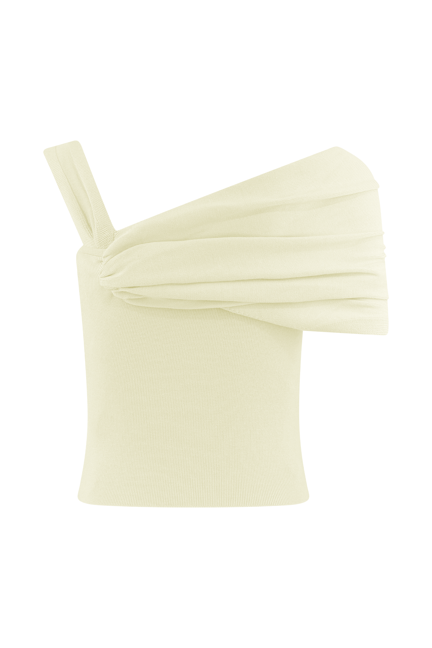 Irene Gathered Knit Top in Ivory – Chic&Drifts
