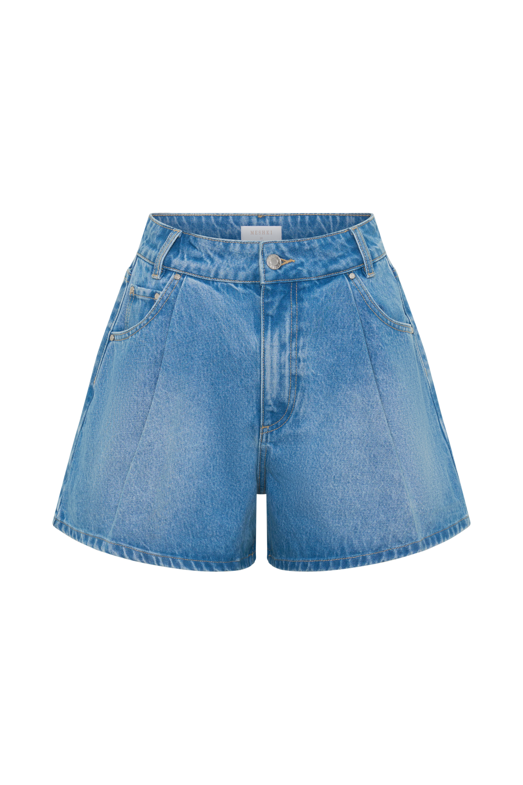 Jace A-Line Denim Shorts in Summer Blue – Chic&Drifts