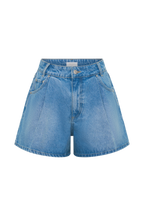Jace A-Line Denim Shorts in Summer Blue – Chic&Drifts