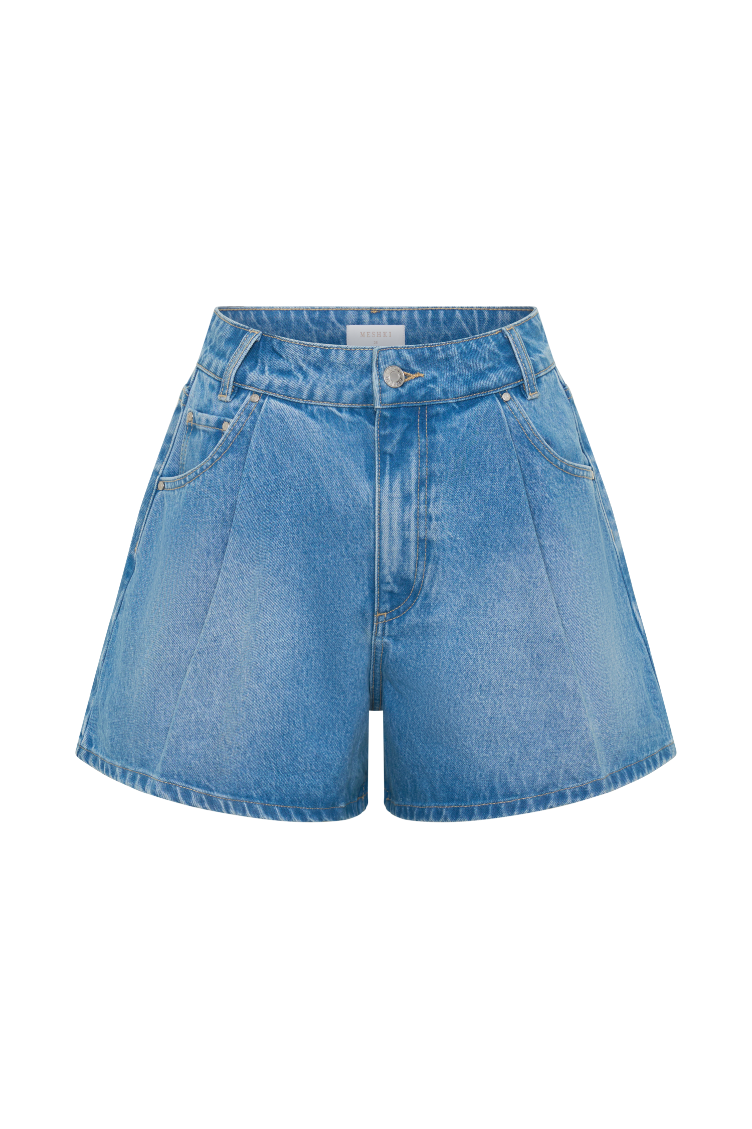 Jace A-Line Denim Shorts in Summer Blue – Chic&Drifts