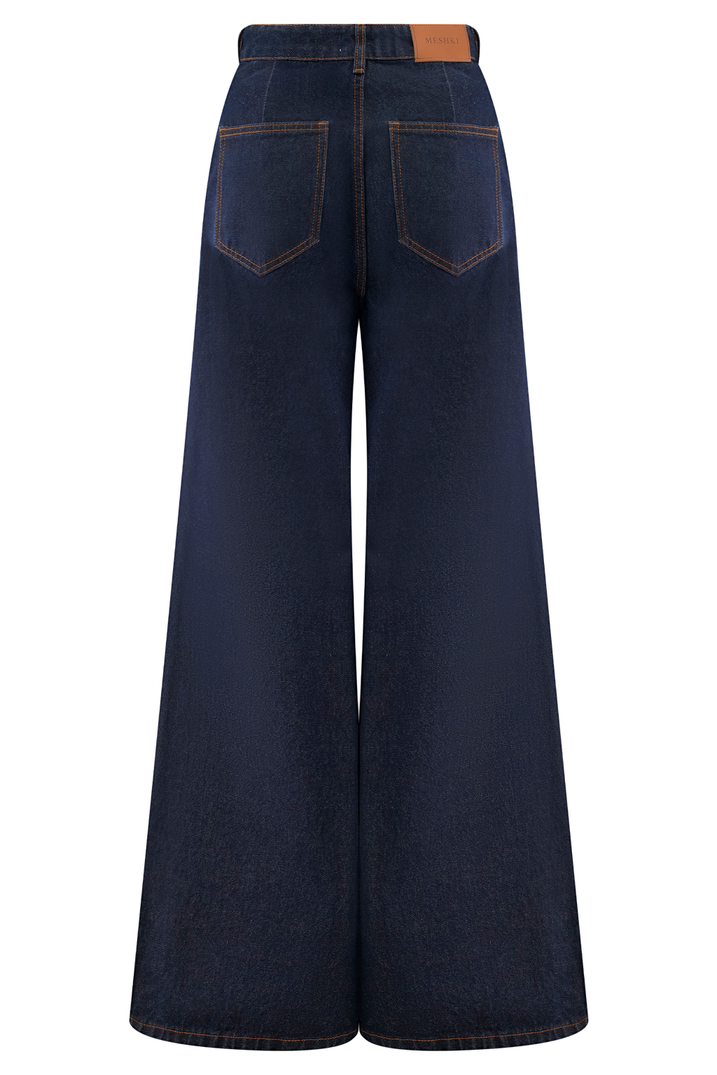 Jen Wide Leg Flare Jeans in Indigo Blue – Chic&Drifts