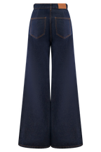 Jen Wide Leg Flare Jeans in Indigo Blue – Chic&Drifts